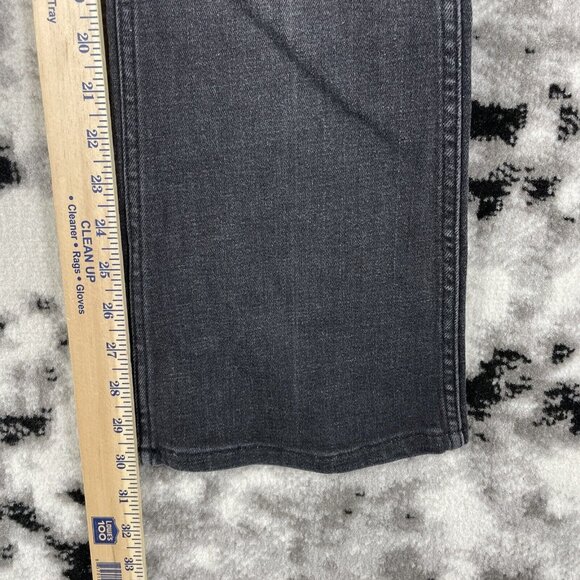 Free People Jeans Womens Size 27 Black Distressed Destroyed Flare Stretch - Picture 7 of 14